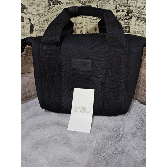 Dagne Dover Handbags - Dagne Dover Neoprene XS Landon Carryall Black Onyx New